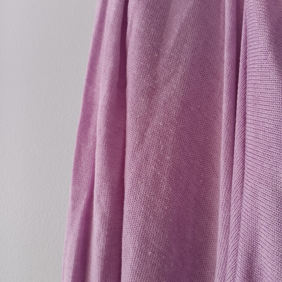 Lululemon Lavender Wrap-Front Knit Sweater Size 8 - Picture 4 of 8